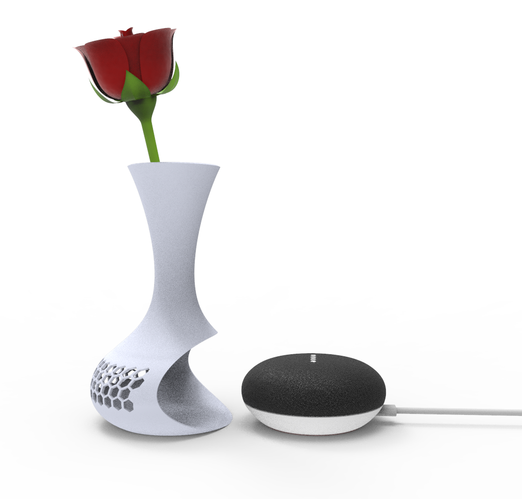 google home mini vase case