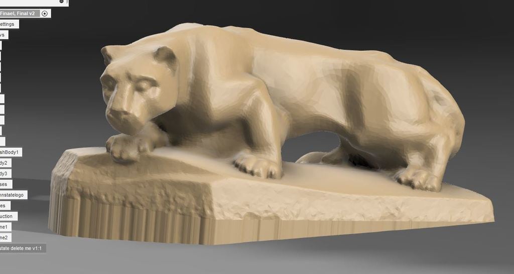 Penn State Nittany Lion Statue or Shrine
