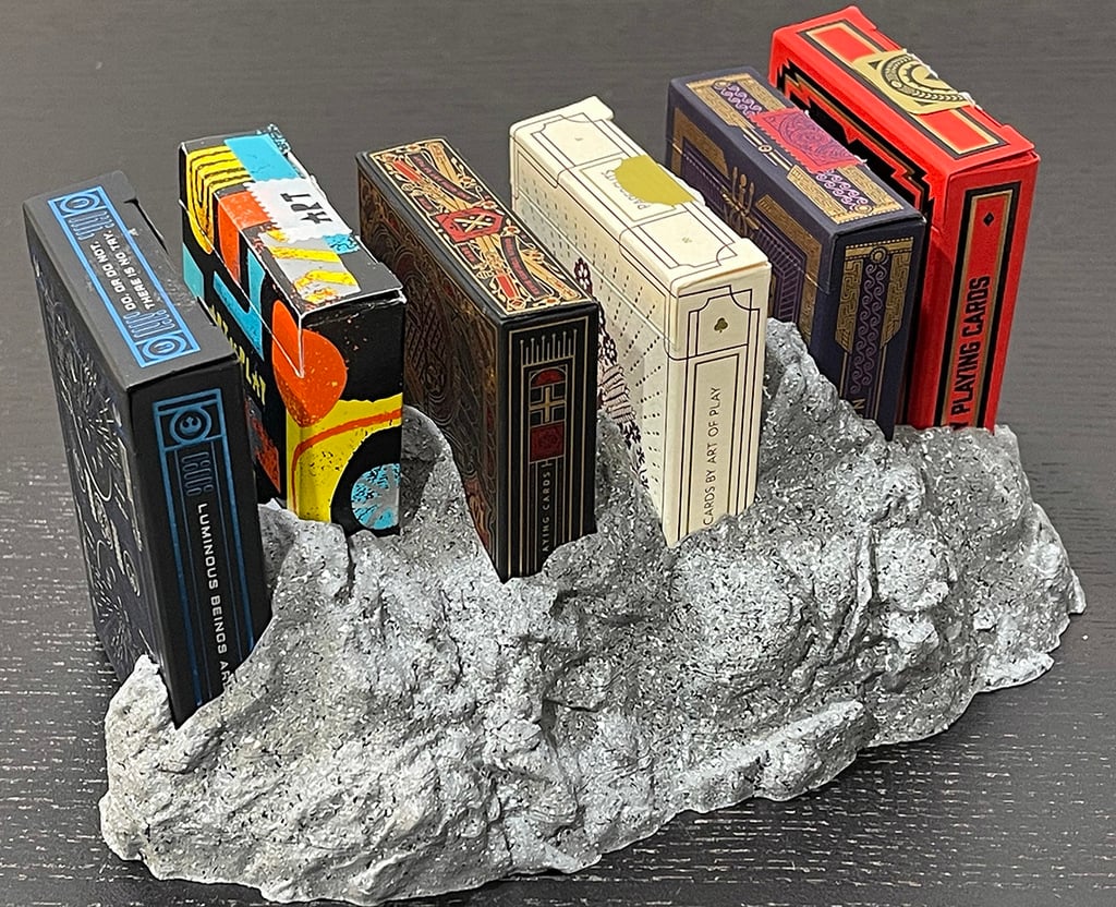Decks in a Stone - Playing Cards Display