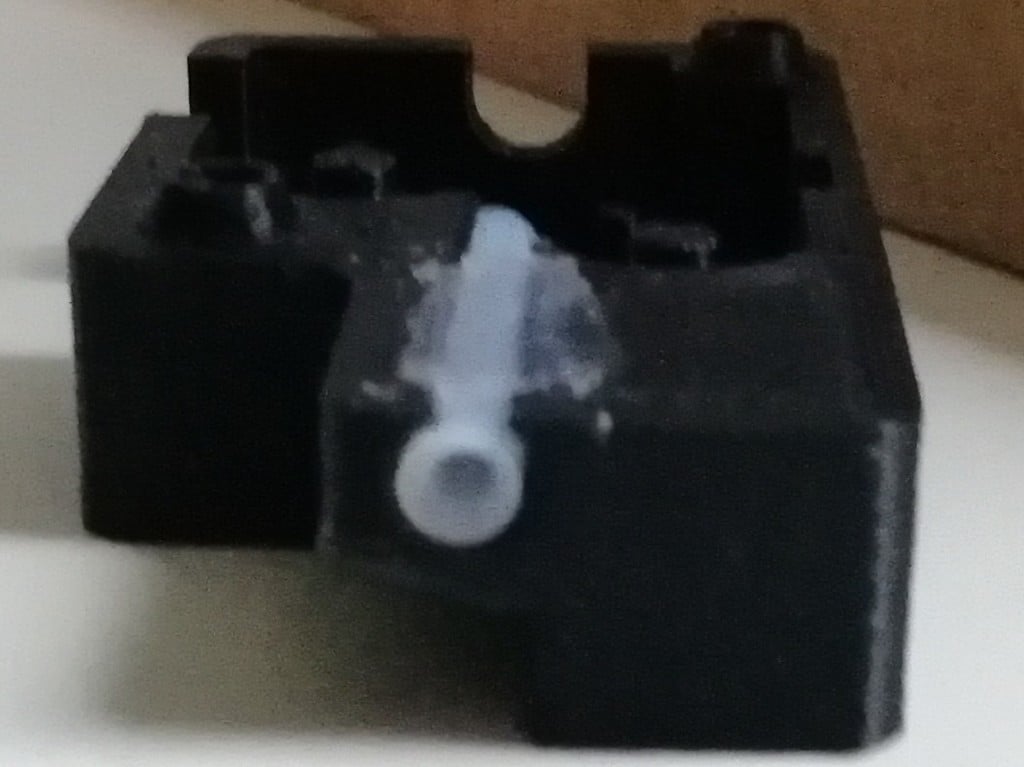 Creality CR6 CR-6 SE Filament Run-out sensor Housing with PTFE entrance and exit and no logo