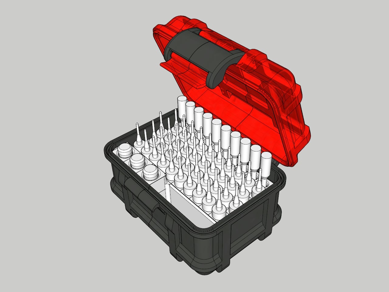 Mini box for mini carbide drill