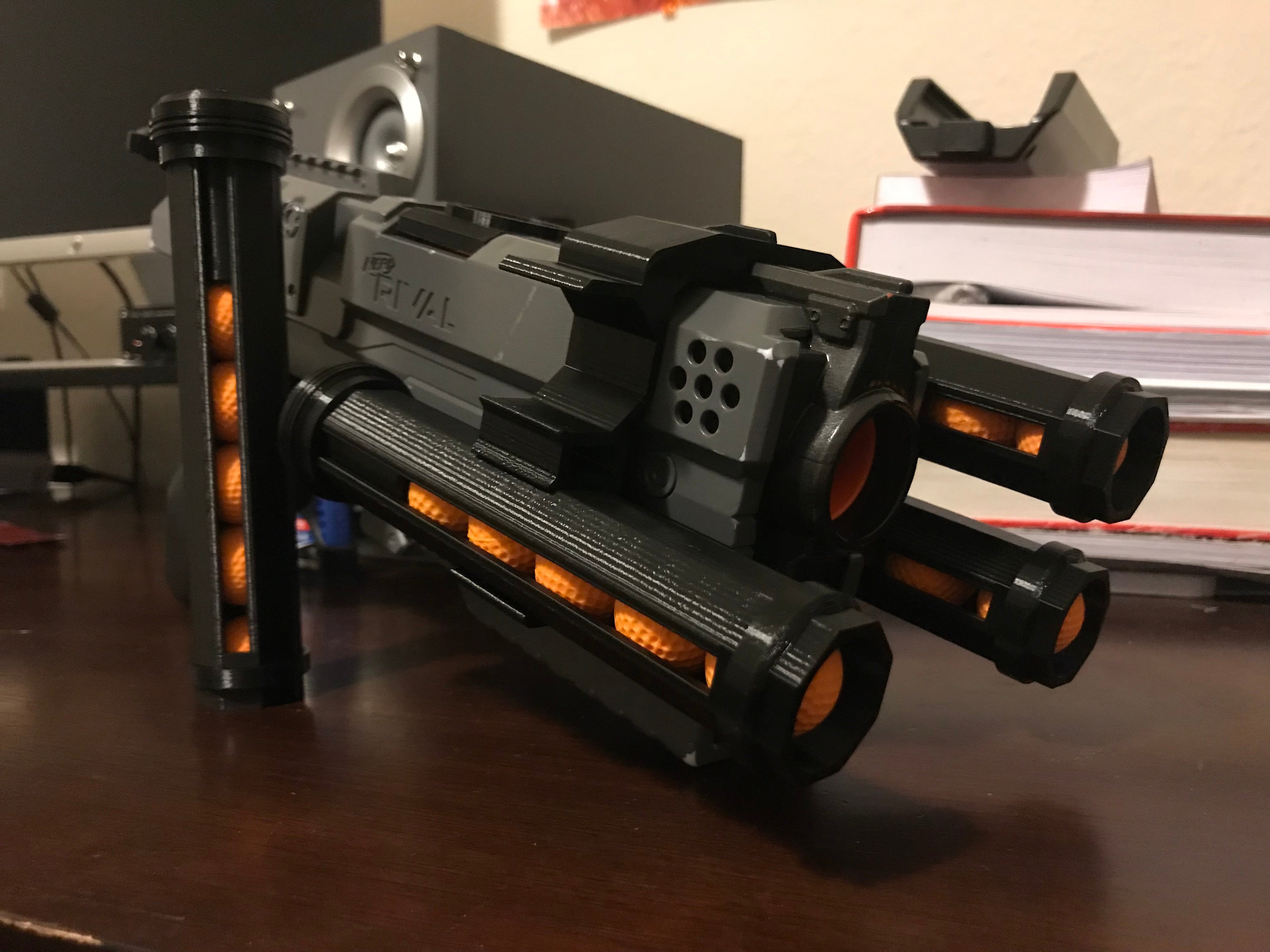Nerf Kronos Speed Loader and Rail Bracket
