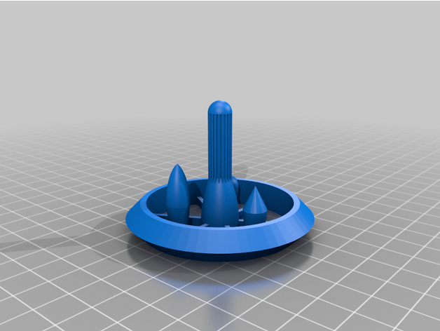 Spinning Top Up To 1Min Spinning Time Easy Print No Supports