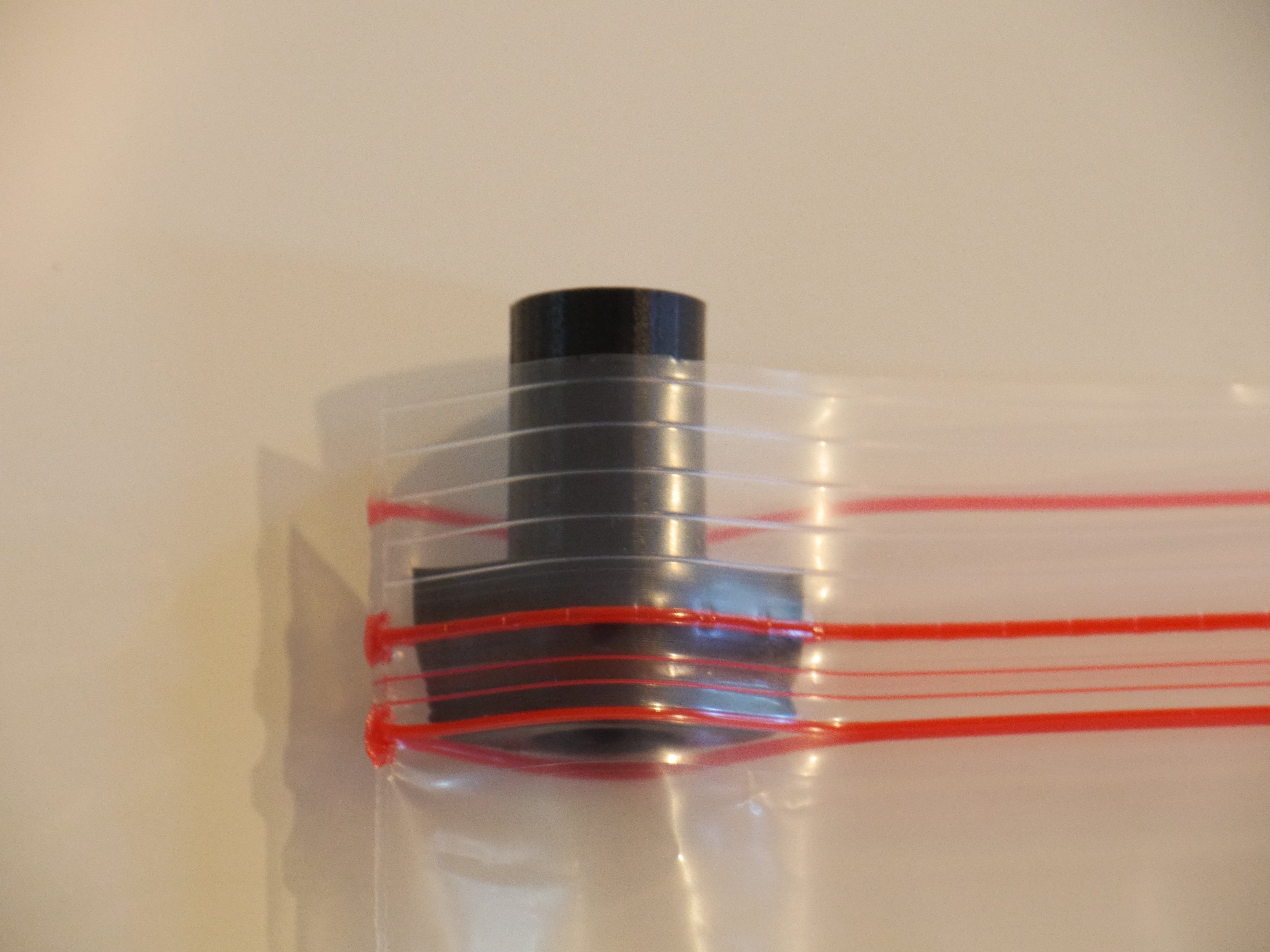 Mouth suction adapter for freezer bags