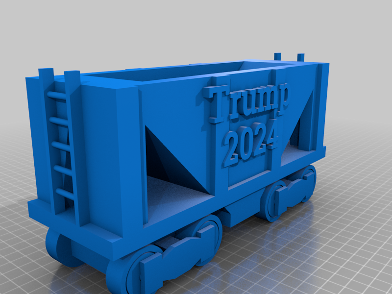 Trump 2024 Hopper car