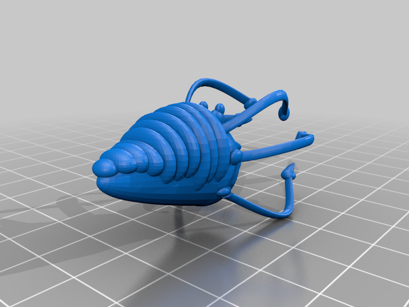 Space Kraken Bioship Starship sized bug monster for Tabletop Miniatures Battles