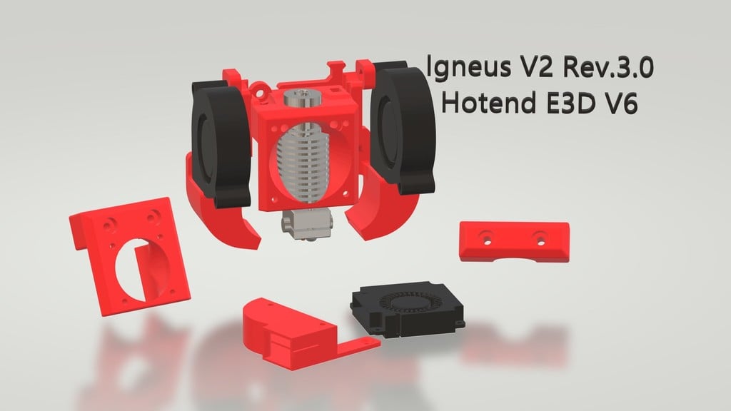 IGNEUS V2 - E3D V6/VOLCANO - ANET ET4 / ET4 PRO / ET4X / ET5