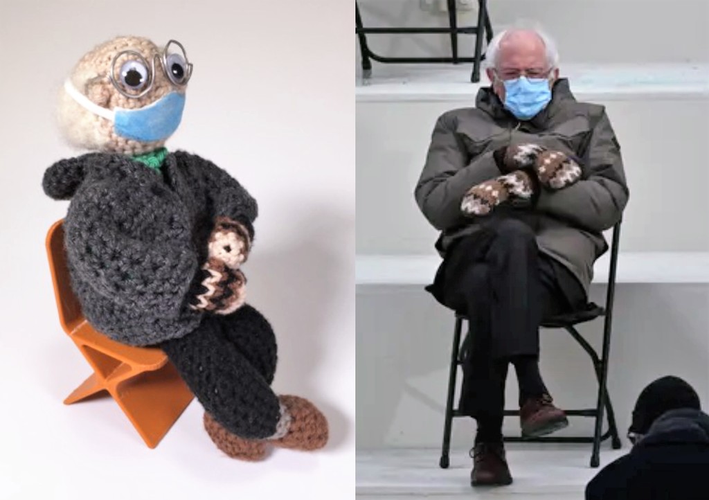 Chair for "Bernie in mittens" doll