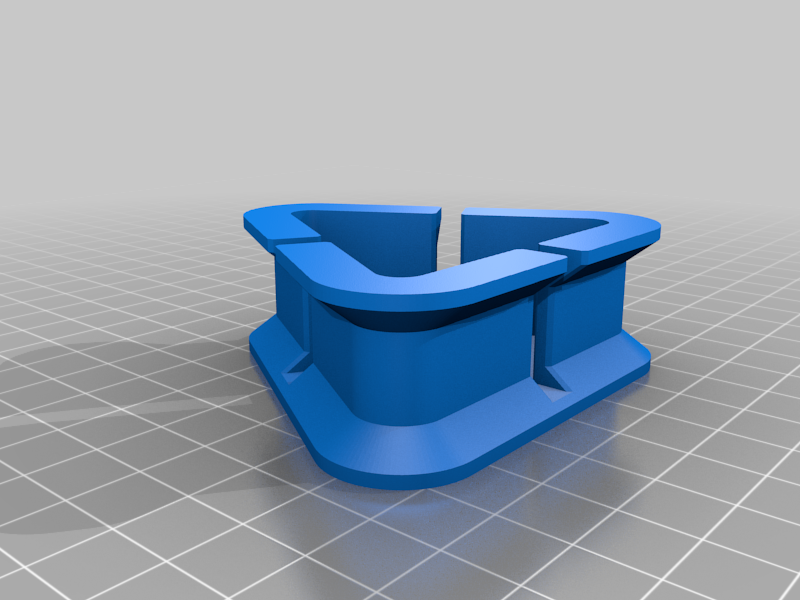 Improved triangular earbud holder