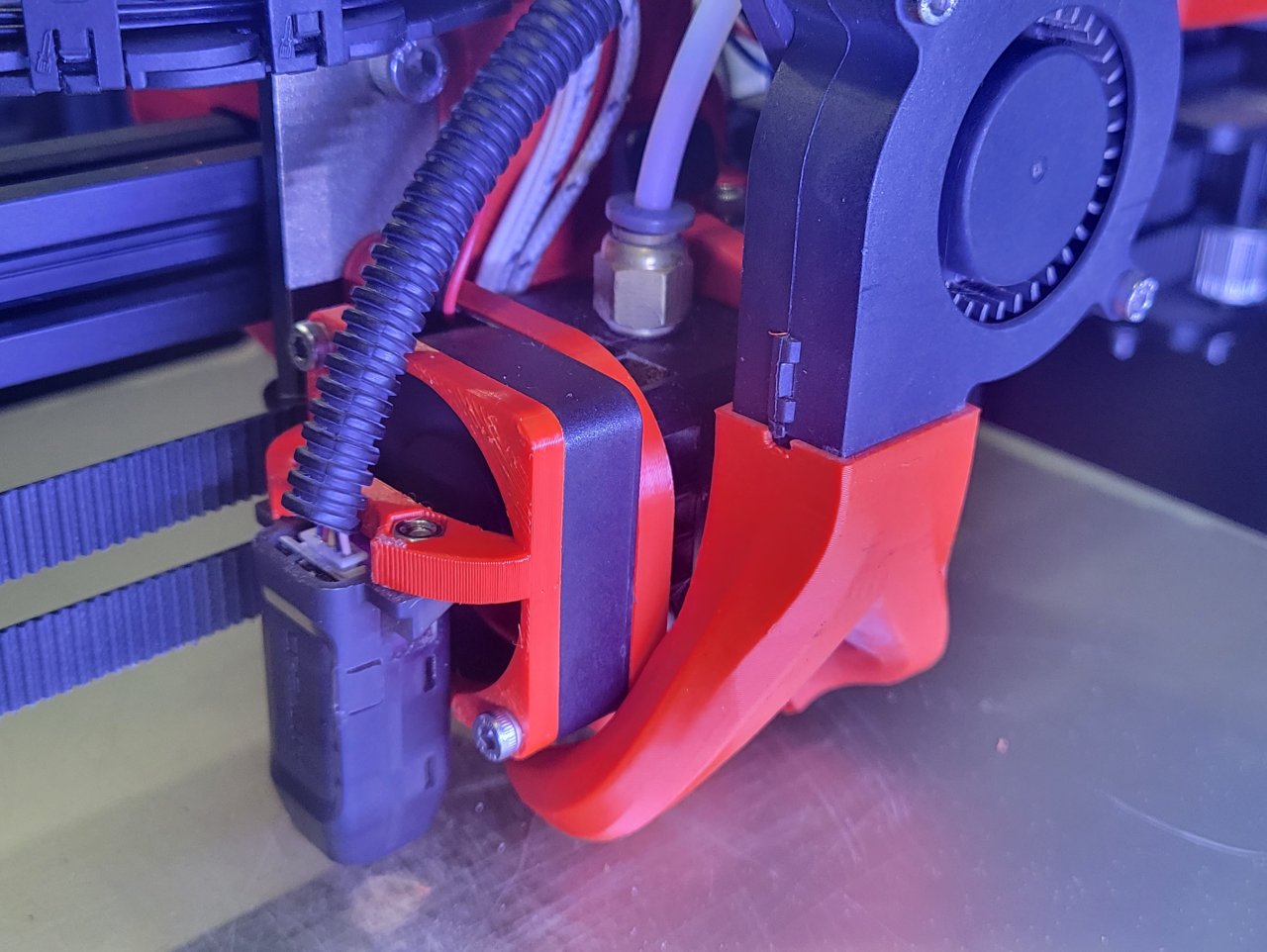 [v2 Update: 2023.01.05] BIQU H2 40mm Extruder Fan Compact Adapter (5mm Tall) with BLTouch and CR Touch Mounts (The Claw Duct Compatible)