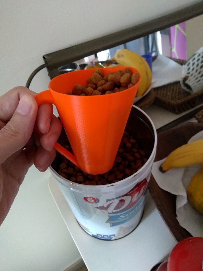 Cat and dog food cup