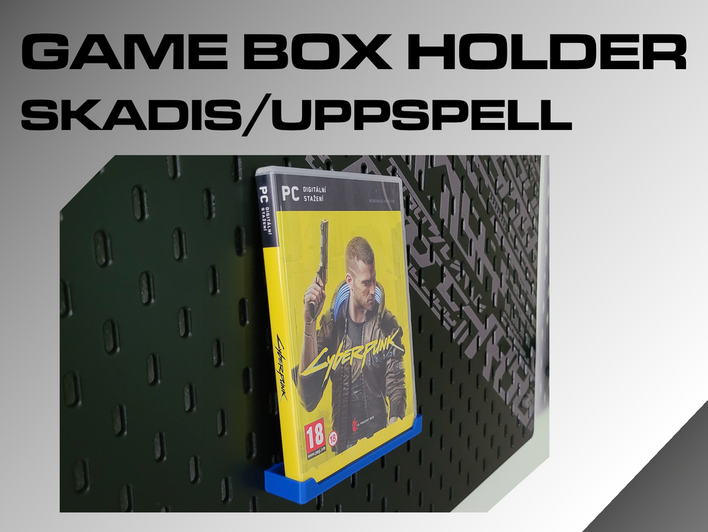 Videogame box holder Skadis/Uppspell