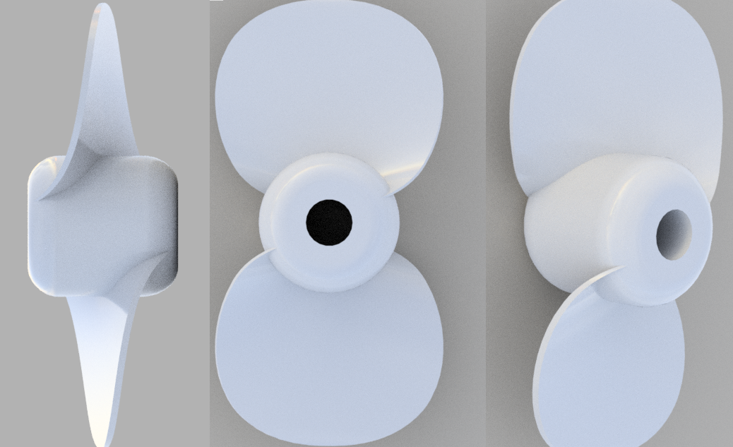Ship screw - PD=0.3. resizeable!