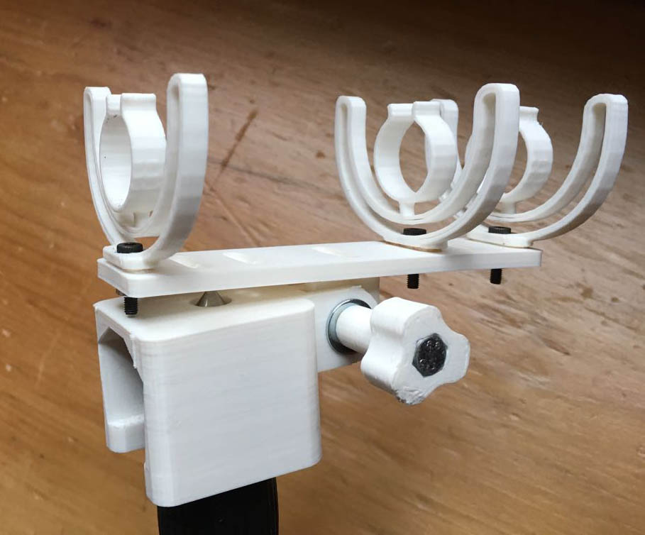 Shotgun Mic Mount for Monopod reversed