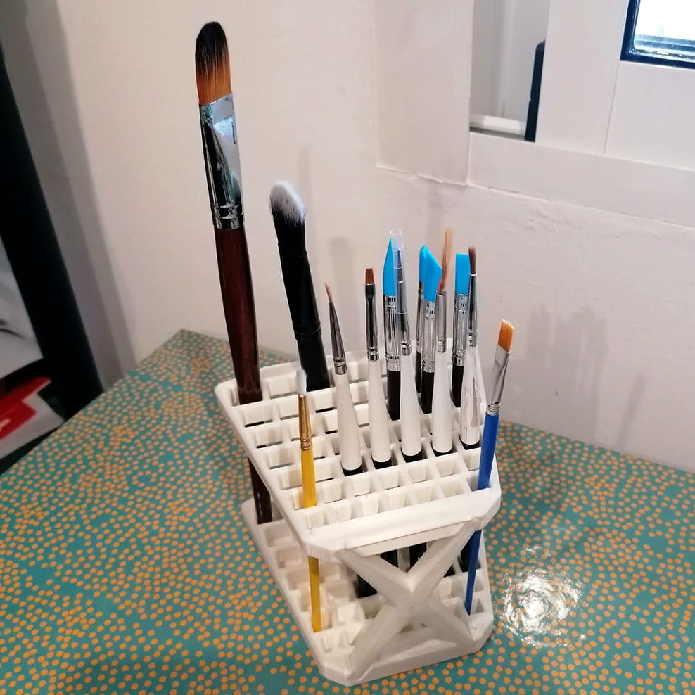 Paintbrush Rack