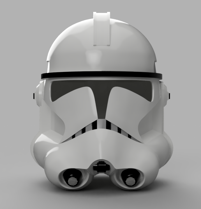 Clone Trooper Helmet Phase 2 Improved Neck Opening