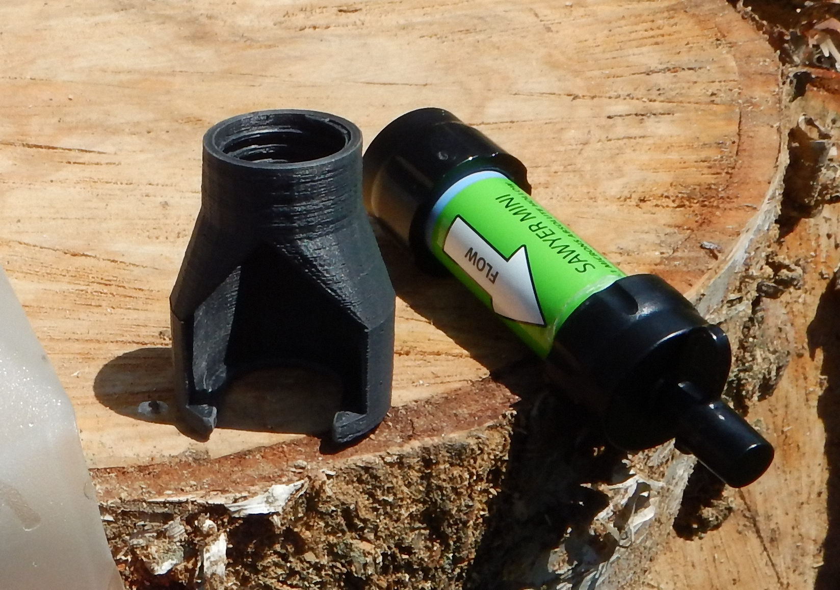 Sawyer mini gravity bottle adapter