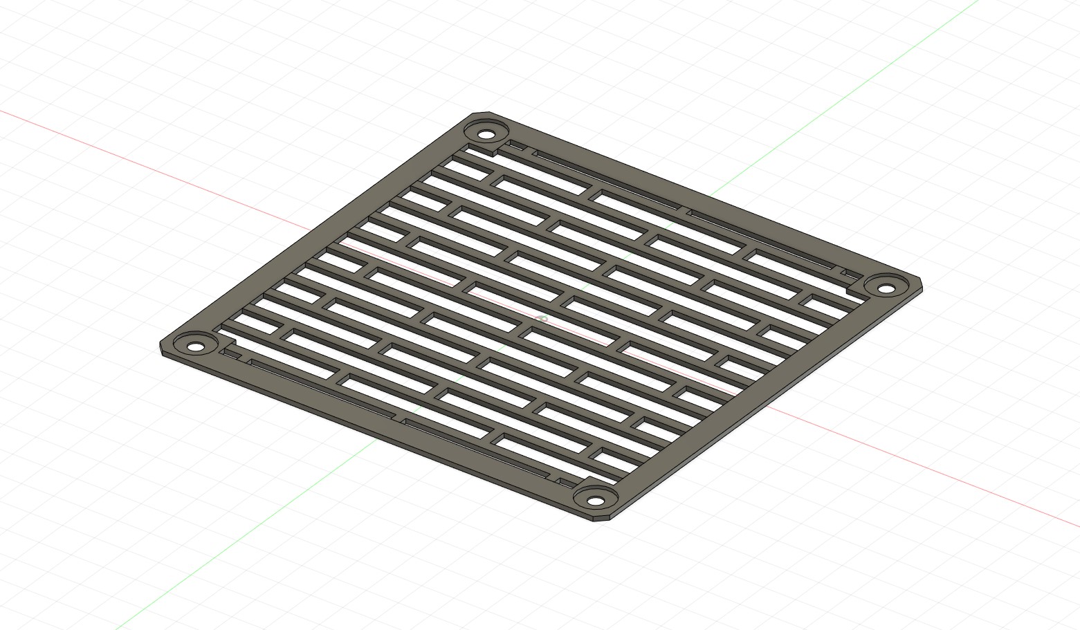 140mm Fan Grille (Brick) Sliger Pattern