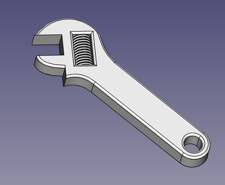 wrench keychain