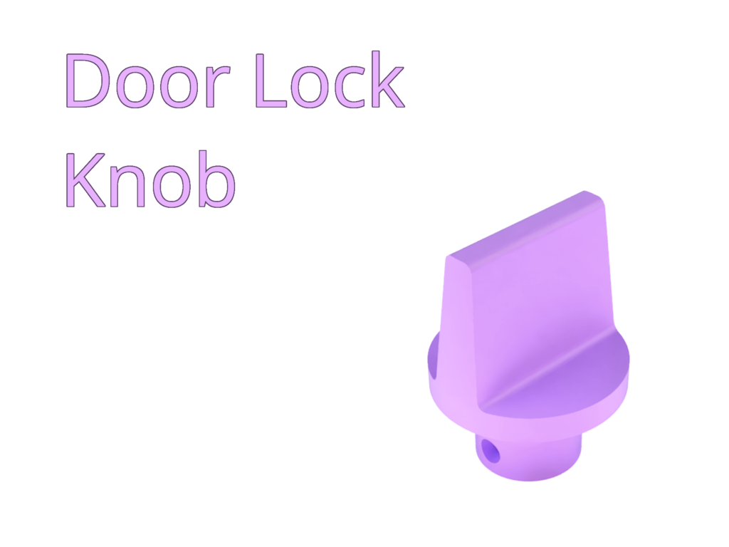 Door lock knob