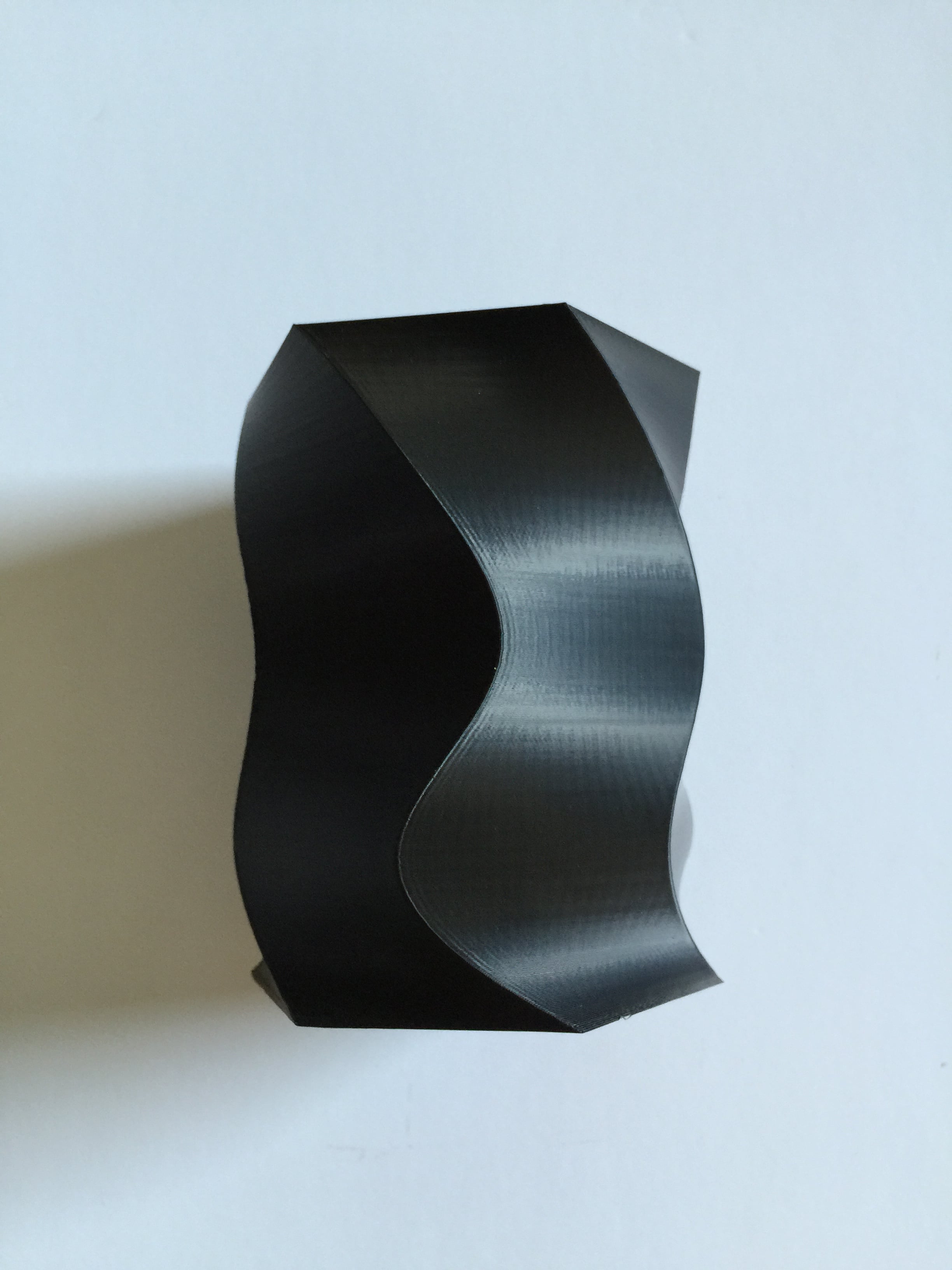 Spiral-hex vase