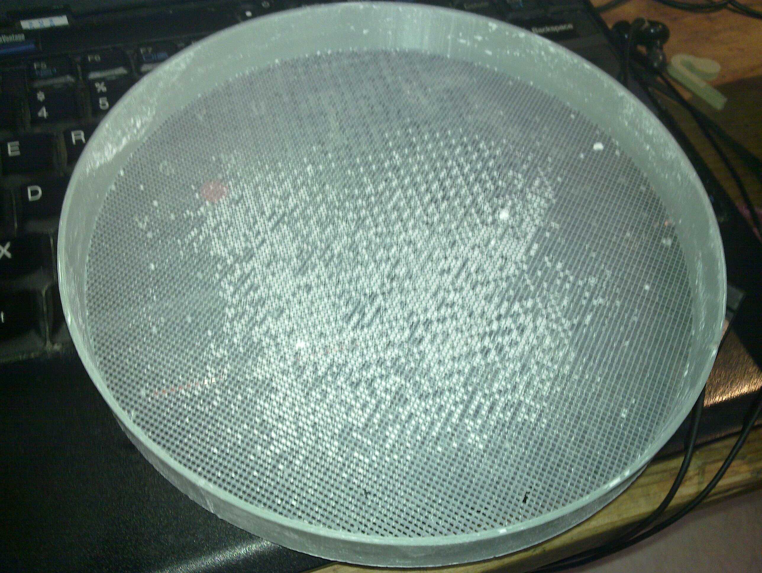 Customizable panning sieve/mesh