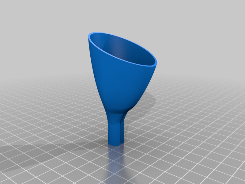 Funnel for watering sub-irrigated plants (open source)