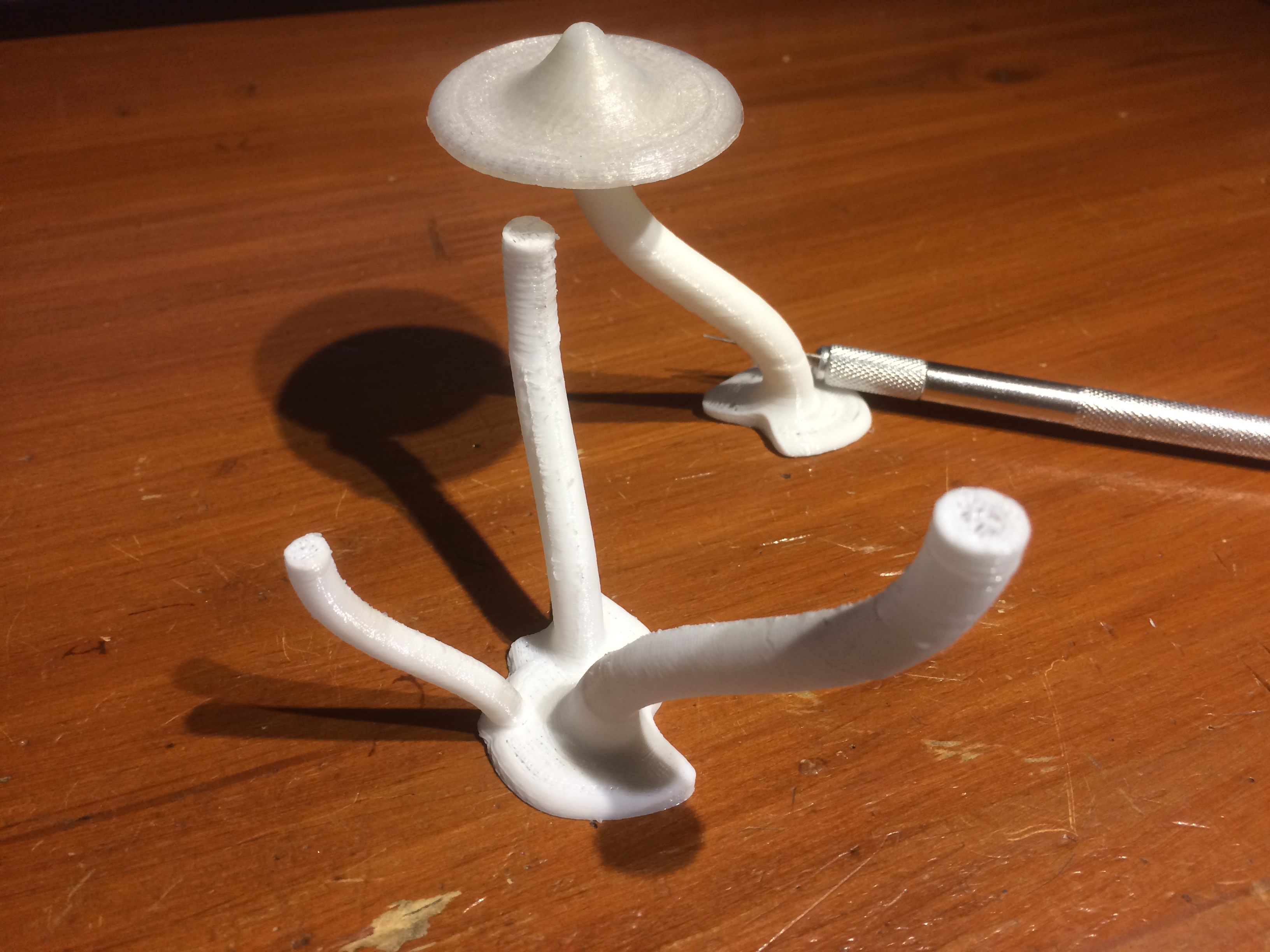 Triple Ghostly Glow Mushroom