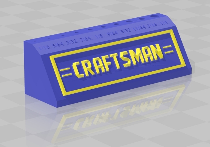 Craftsman Drill bit holder / index