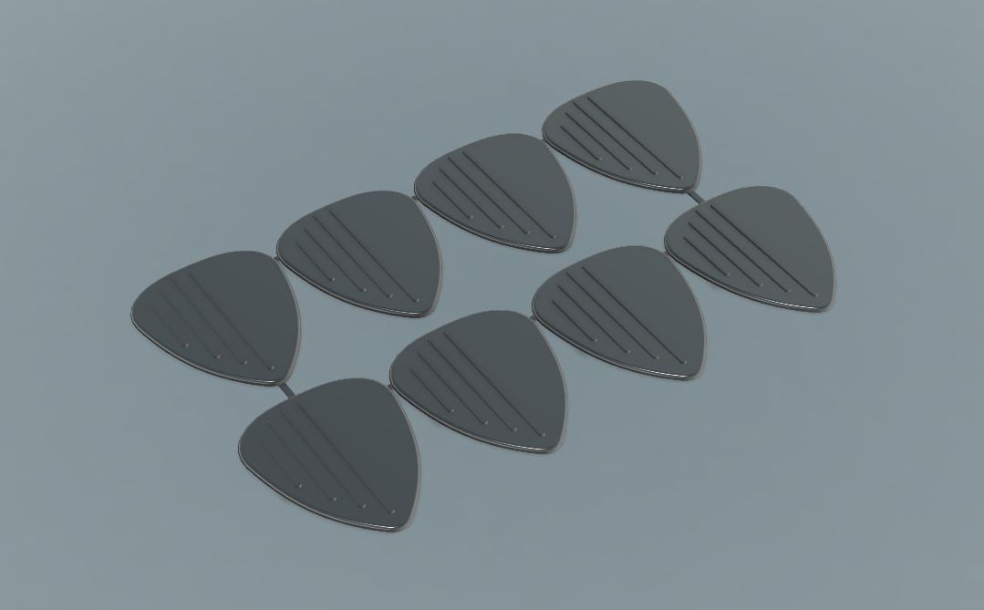 1mm Plectrums