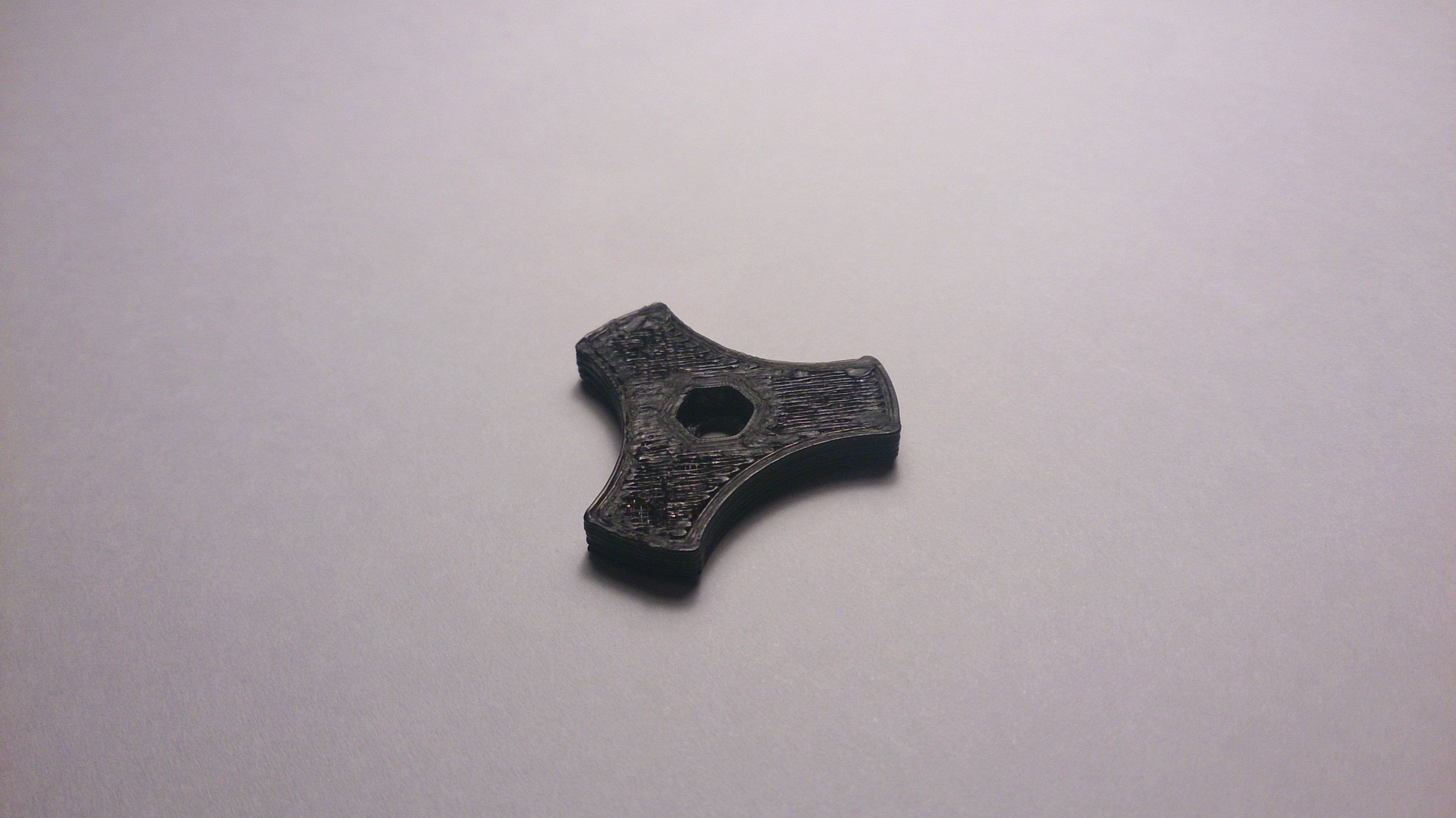 Parametric hex nut knob
