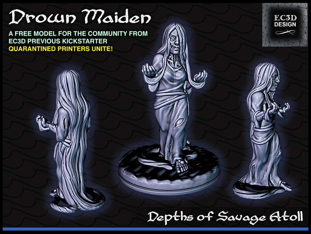 Drown Maiden - 28mm Gaming - Depths of Savage Atoll