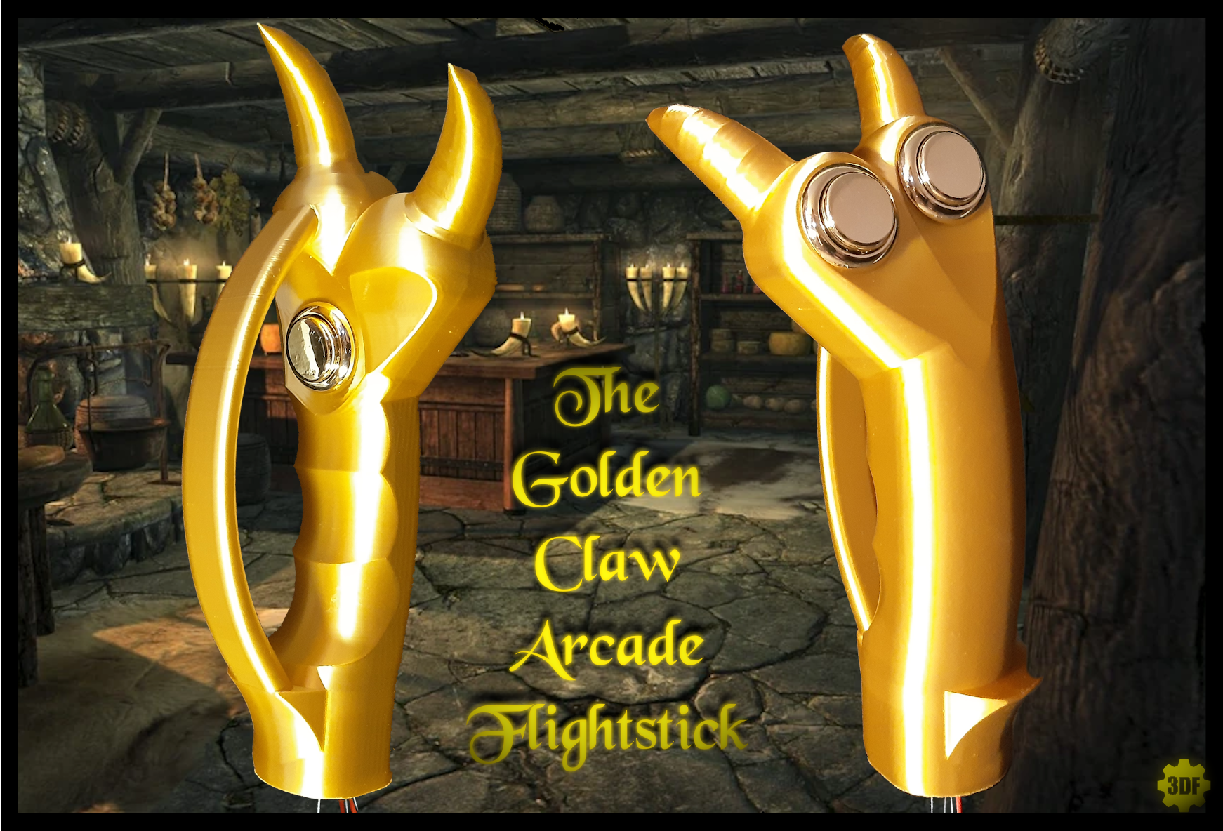 The Golden Claw Arcade Flightstick