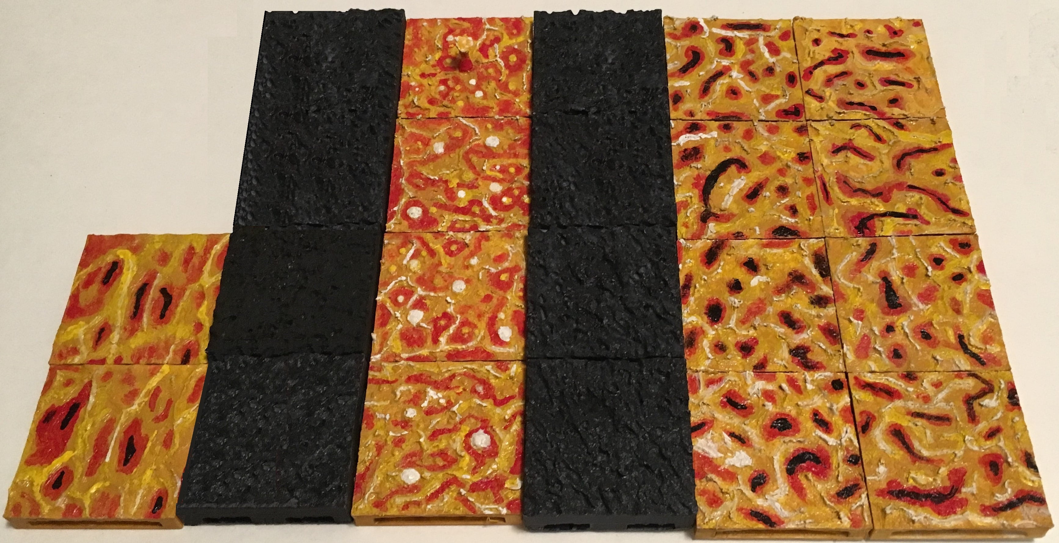 Miniature Additional Magma Tiles with OpenLOCK