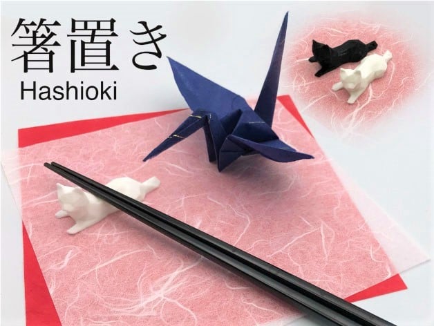Cat Chopstick Rest // Japanese style