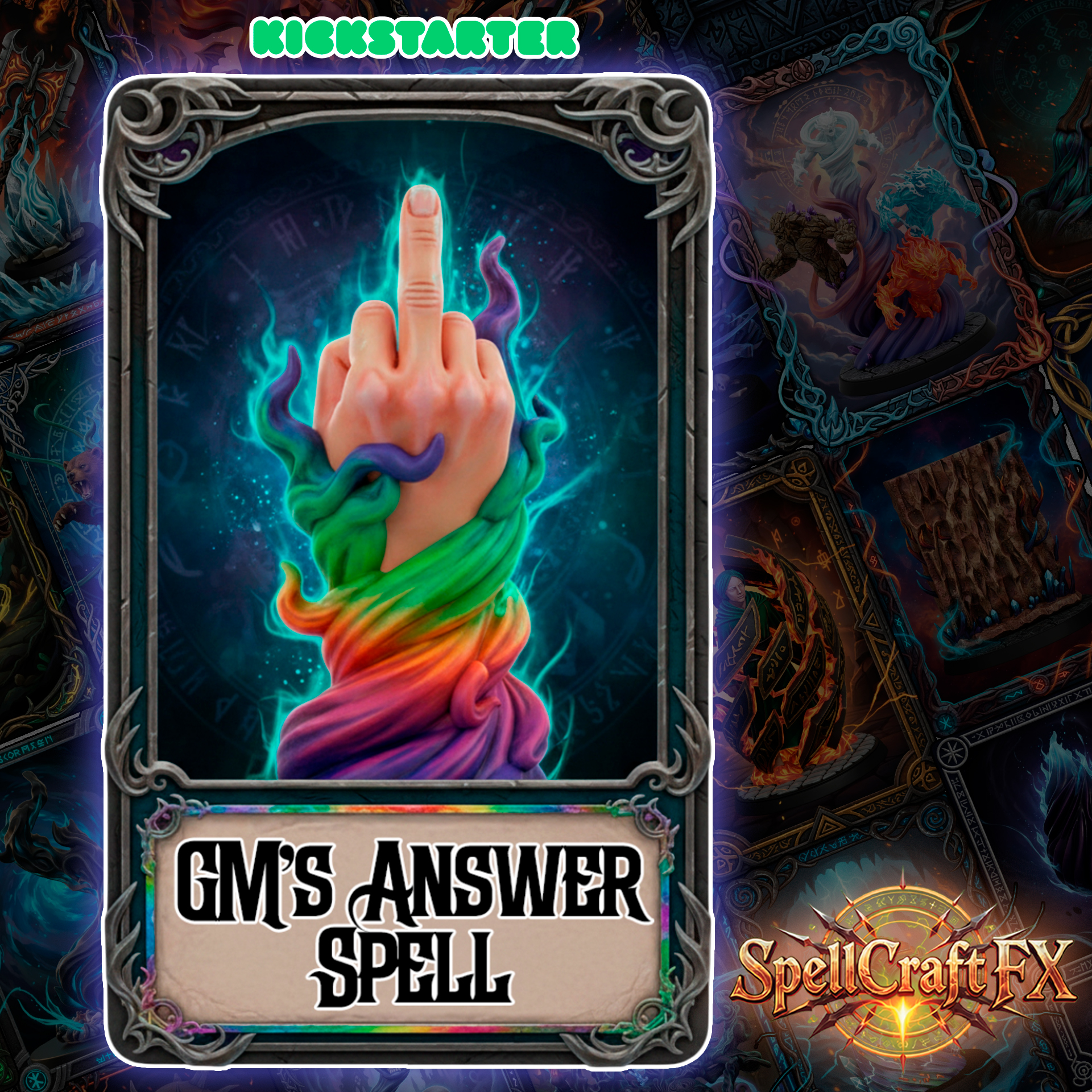 FREE 3D Printable Magic Spell – GM`S Answer Spell - SpellCraft FX