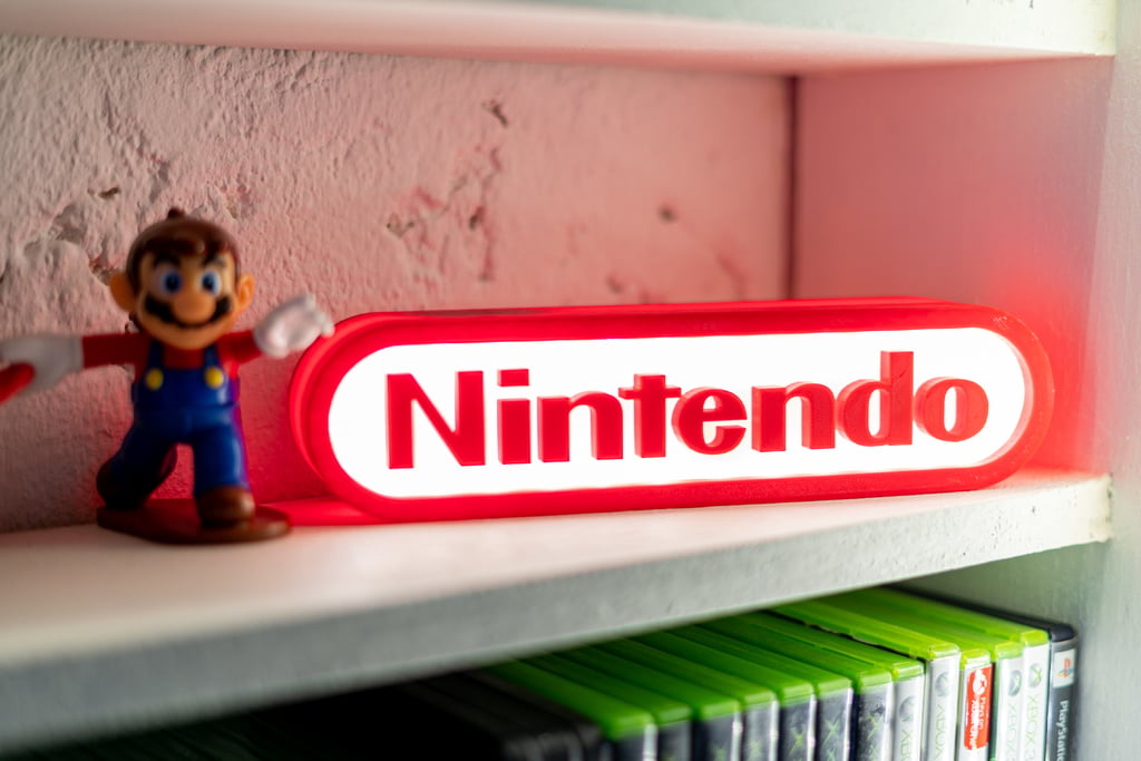 Nintendo logo LED Sign