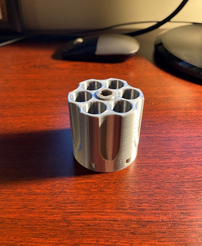 Revolver Pen Holder - Bullet Cylinder 