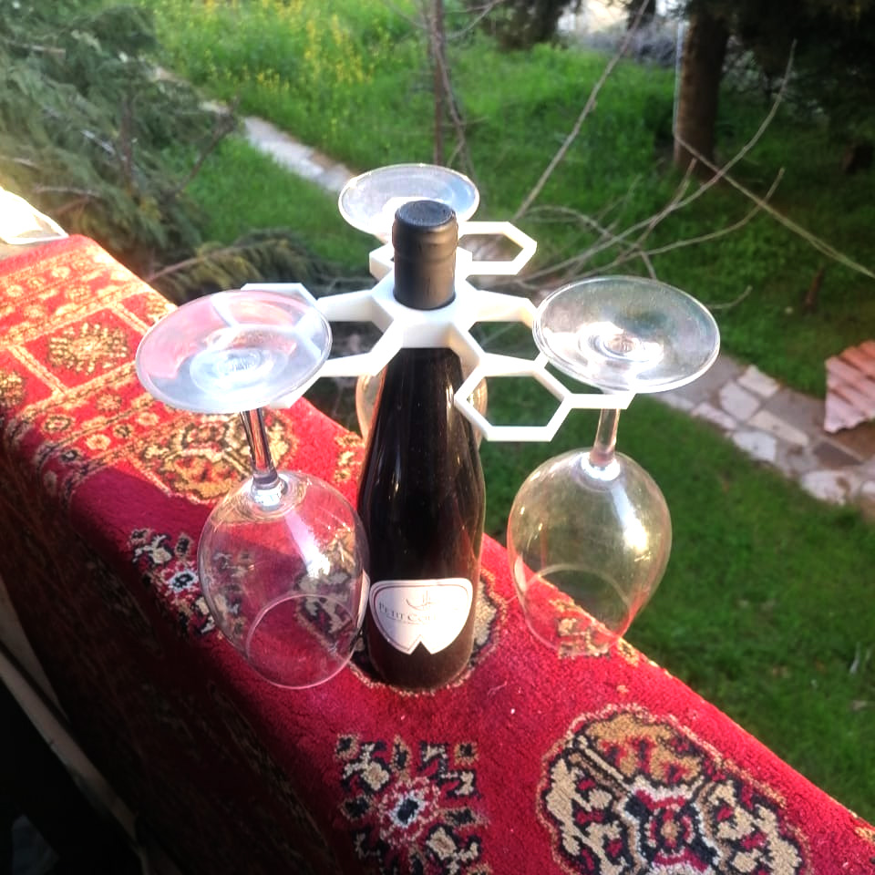 JWST Artistic Wine Glass Holder UPDATED