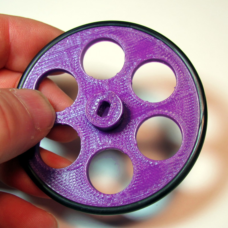 Customizable Wheel for 28BYJ-48 stepper motor