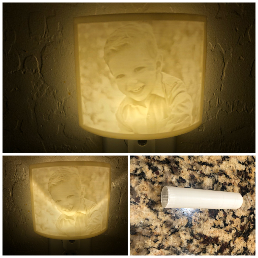 Litho Light Bulb Tube Shade V1