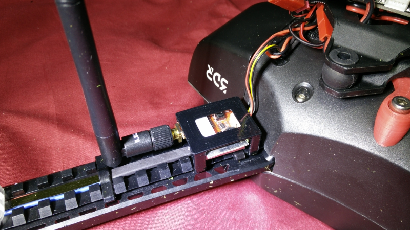 video transmitter fixation bracket for IRIS plus