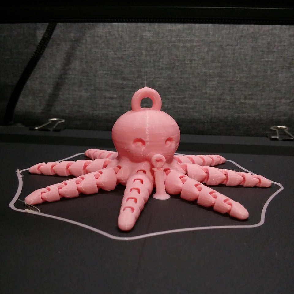 Cute Mini Octopus with ring (remix)