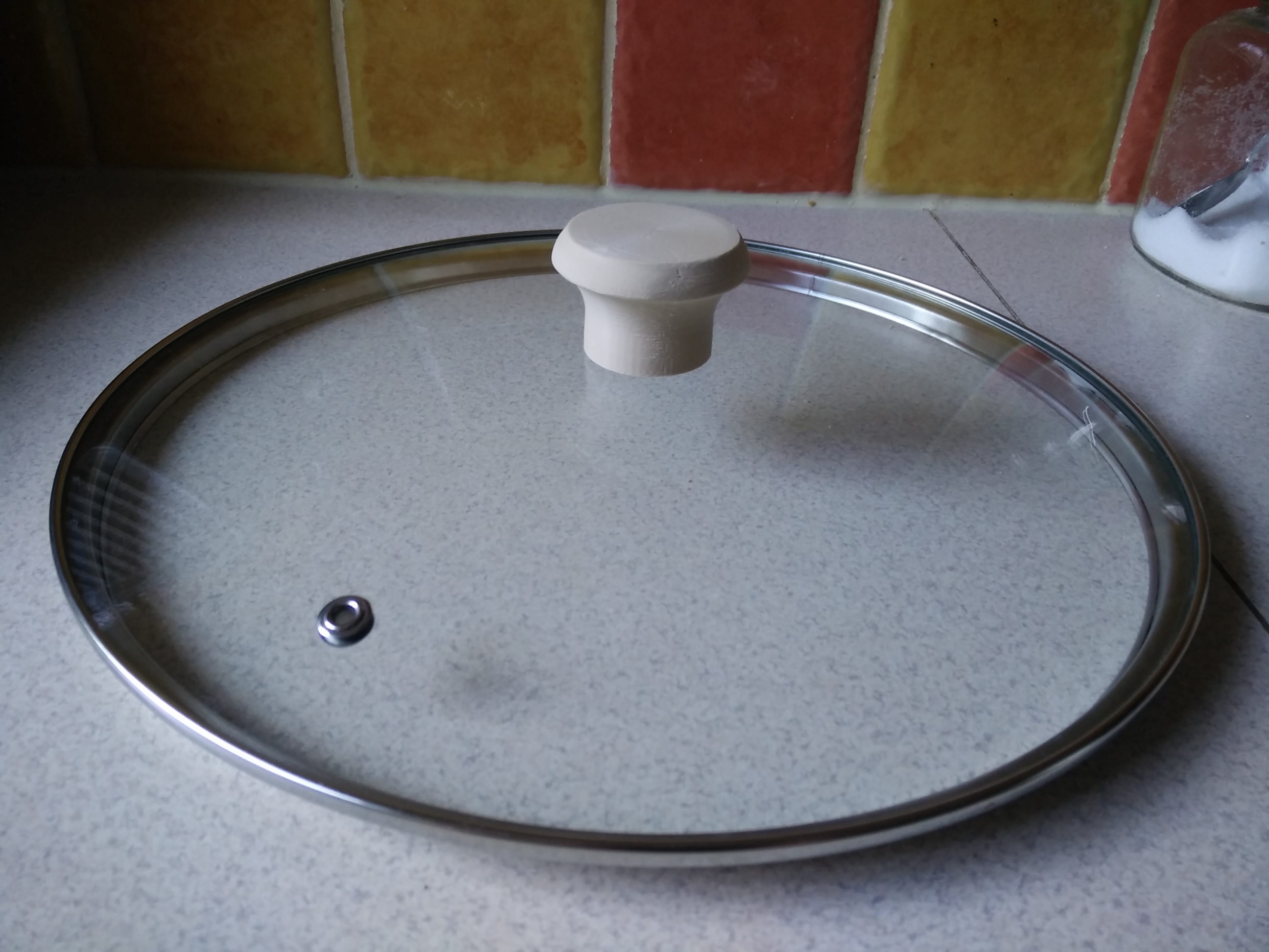 Pan lid handle