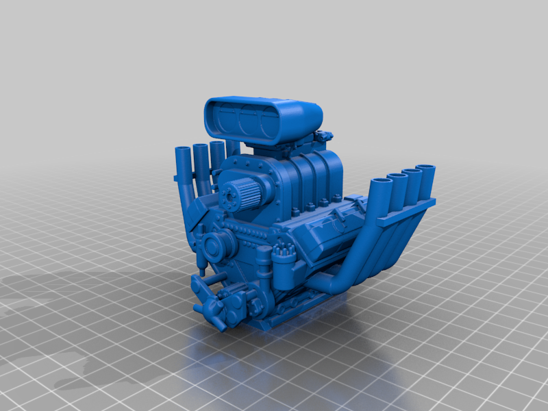 V8 Engine 1:10 scale