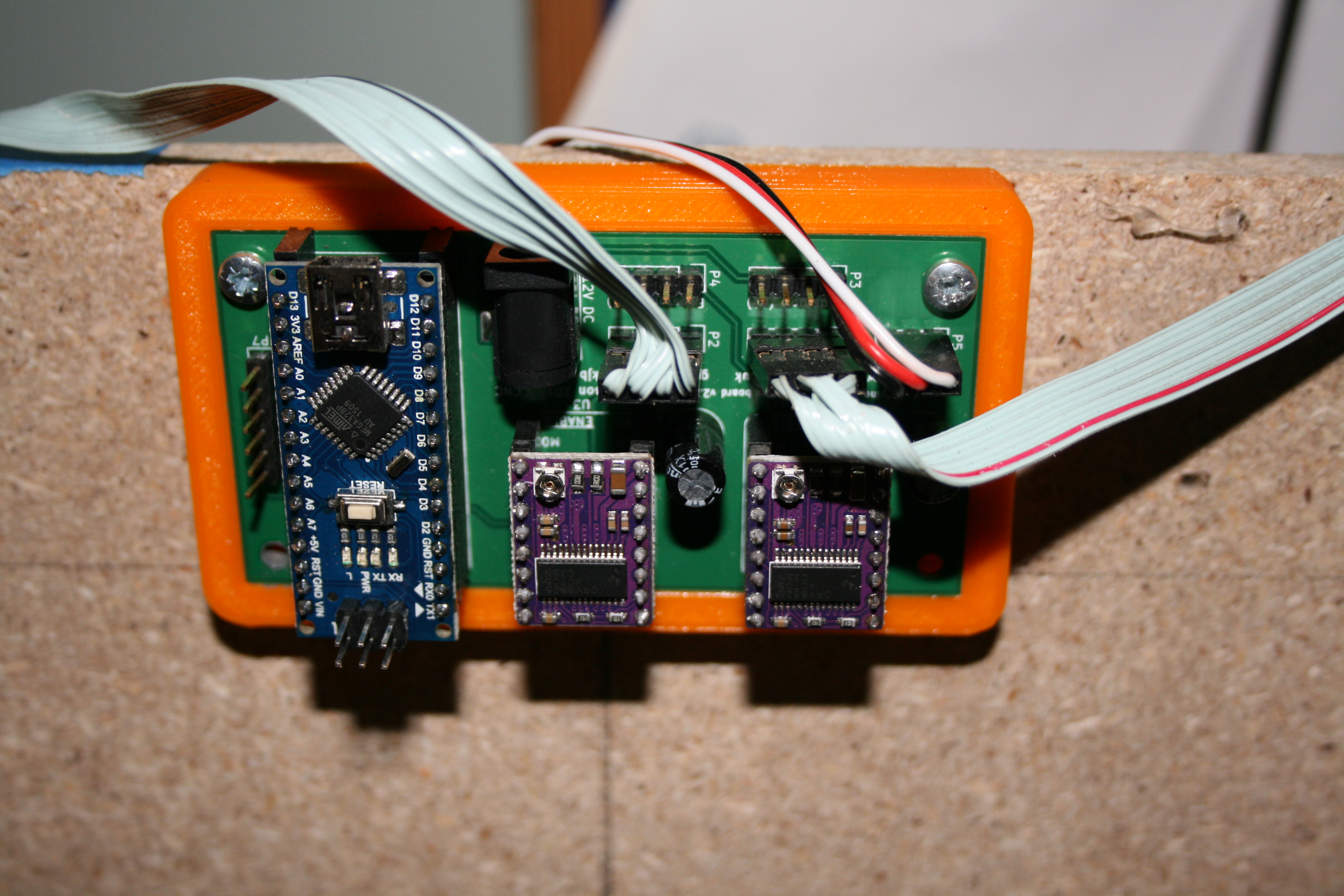Eggbot/Spherebot/polargraph PCB mount for ver 2.1 and later
