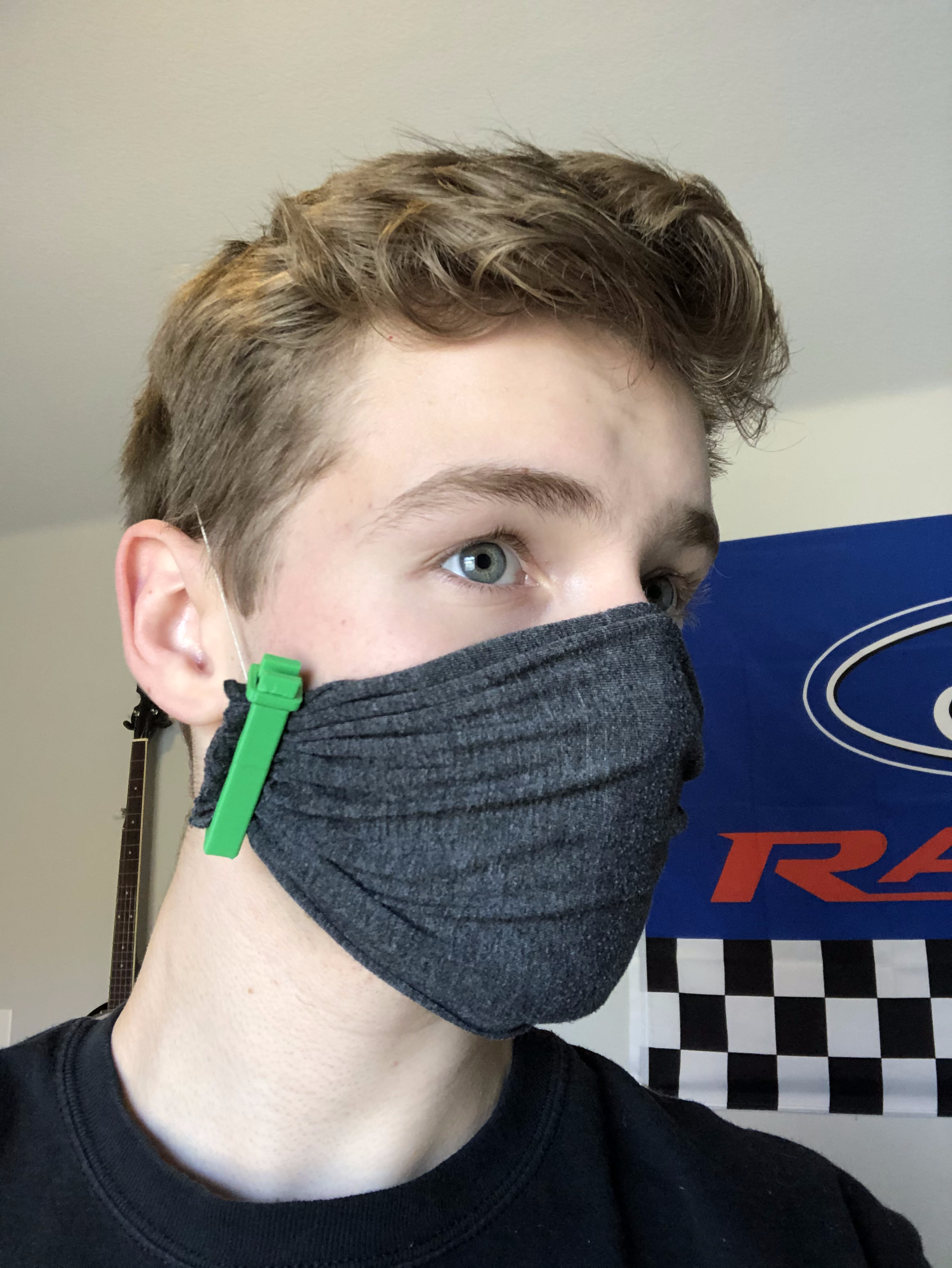 DIY Fabric Face Mask Clip 2