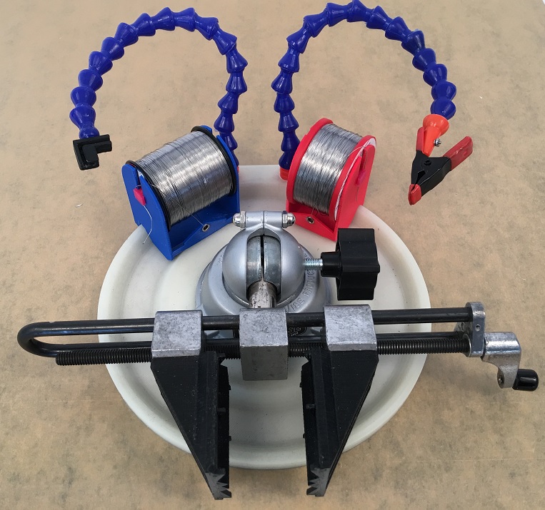 Solder Spool Holders for Panavise Tray Base