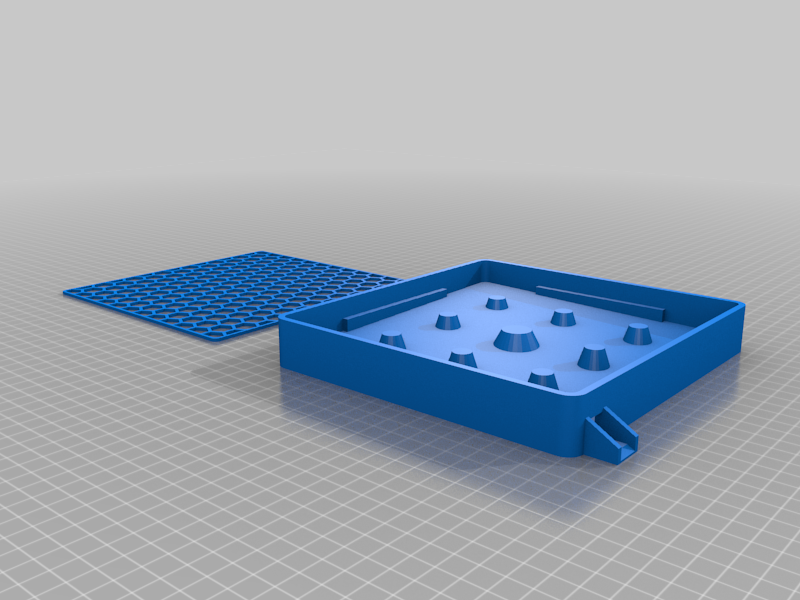 Parametric Sponge Holder (with supports + accessories)