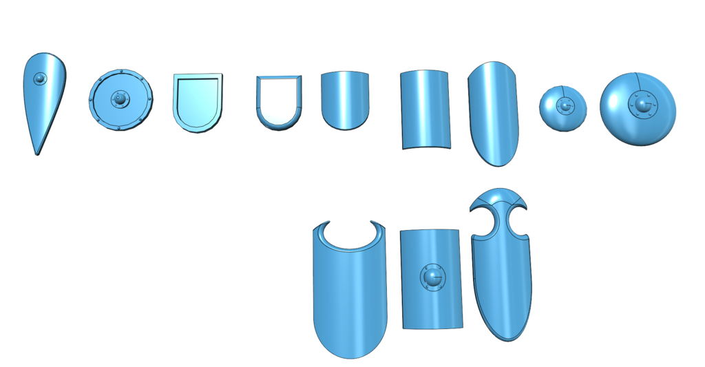 Various shields